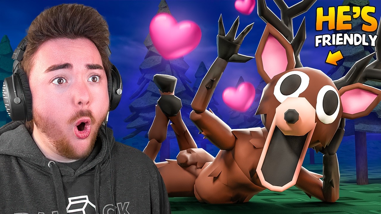FRIENDLY DEER MOD… (Admin Powers) | 99 Nights in the Forest Roblox Gameplay