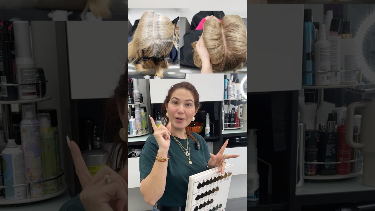 Cómo tapar las canas con tinte número 10 usando 