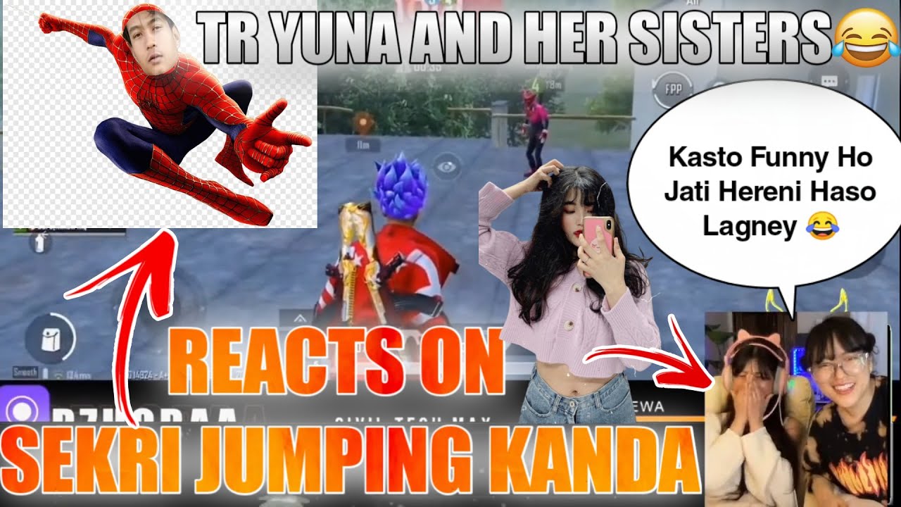TR Yuna Reacts On Cr7 Horaa Funny Video 😂 || Sekrii Jumping Kanda 🤣|| AneelYT