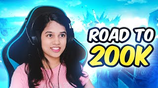 UC GIVEAWAY | Road to 200K | Natasha Gaming is Live #pubg #natasha