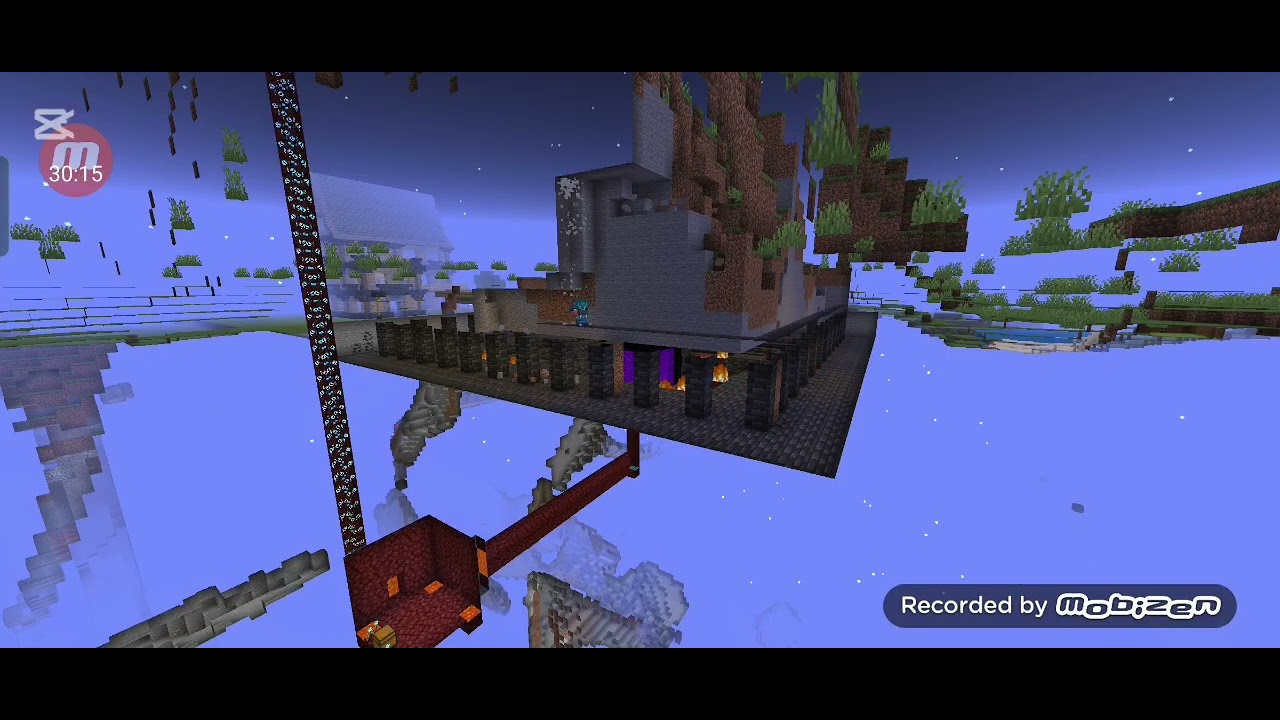 【Minecraft 26.1 超正常生存】主世界地獄傳送門縮時攝影