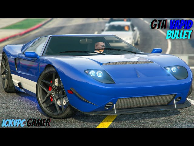 GTA 5 Online : Vapid Bullet Customization & Review | Ford GT | Sale