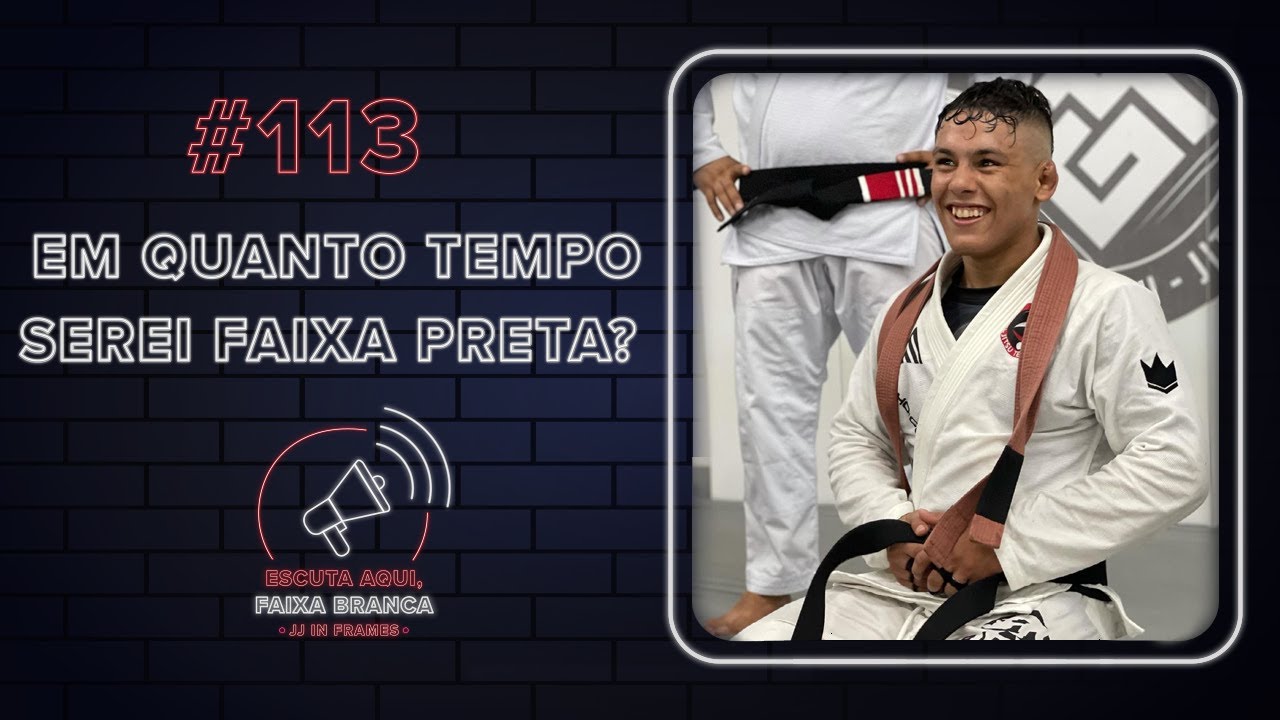 Quanto tempo leva para obter o cinturão preto de Jiu-Jitsu?
