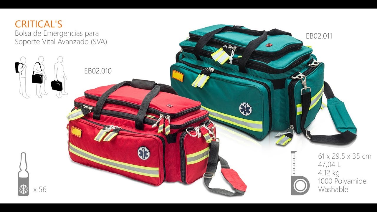 Advanced Life Support Emergency Bag - CRITICAL'S - Elite Bags