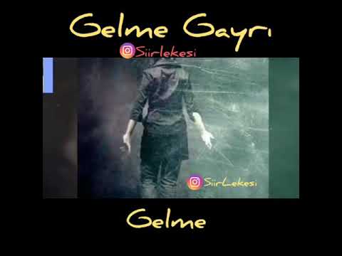 Aliyavuz Şiir : Gelme