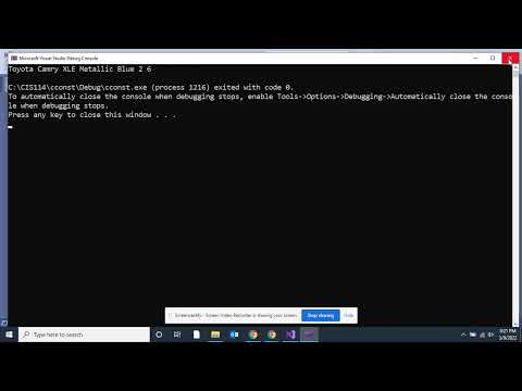 Copy Constructor
