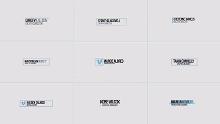 Dynamic Lower Thirds After Effects Templates