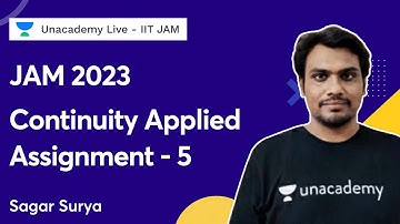 Continuity and Differentiability Applied Assignment | Part - 5 | JAM 23 |  Sagar Surya
