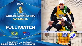 Evandro/Bruno Schmidt vs. Durant/Schumann - Full Match | Beach Volleyball World Champs Hamburg 2019