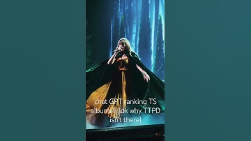 CHAT GPT RANKING TS ALBUMS #taylorsversion #taylorswift