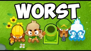You Voted - Can The Worst Towers In Btd6 Beat Chimps?