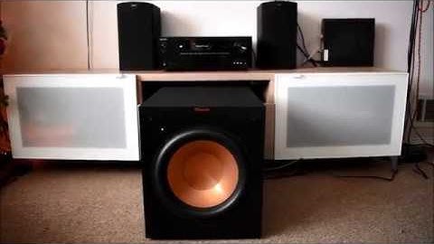Klipsch Subwoofer R-12SW - unboxing plus bass test