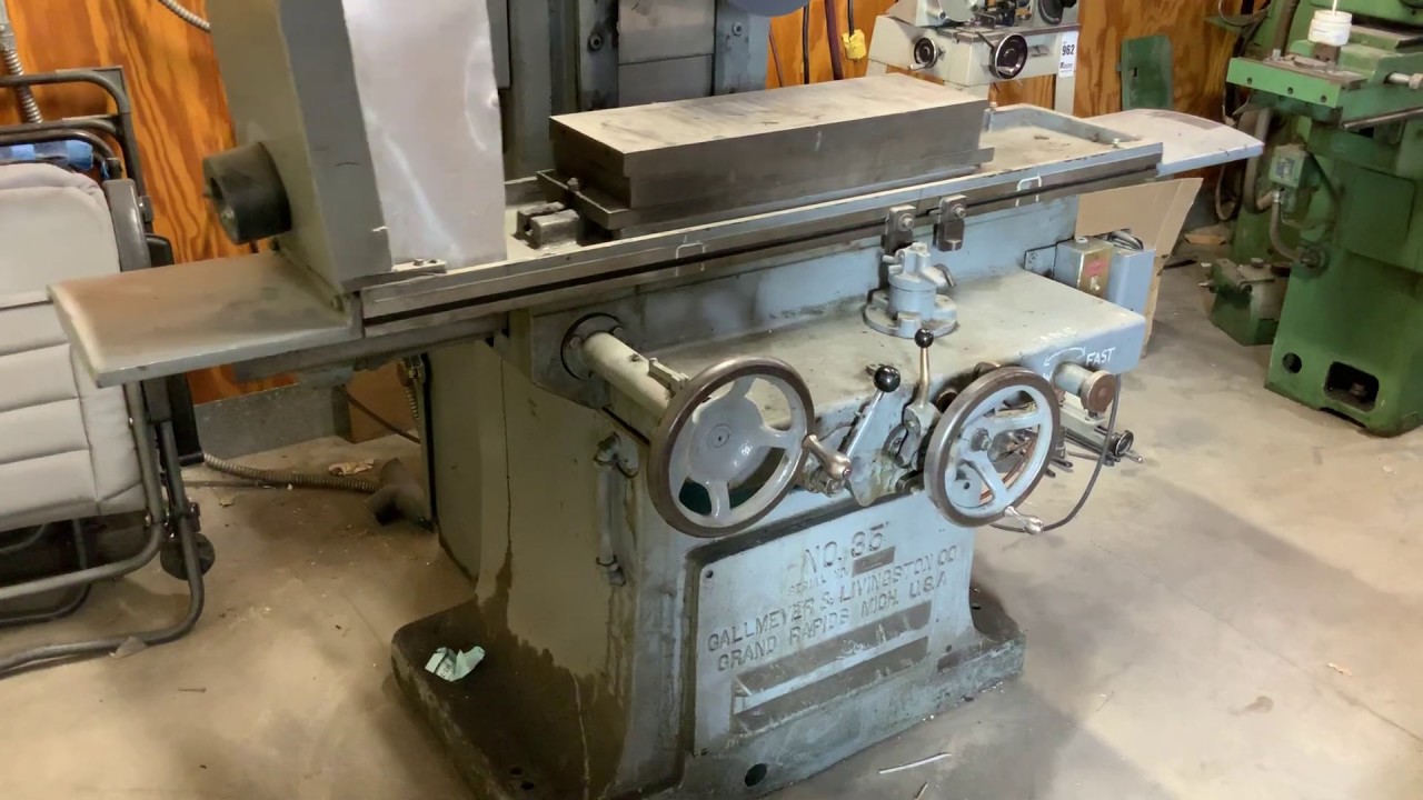 Gallmeyer & Livingston #35 Surface Grinder selling on Large Machine Shop Auction - Feb. 18th!