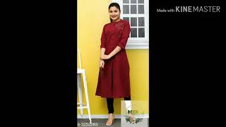 Edana Glamarous Designer women kurtis|Deen Trendzz