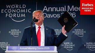 BREAKING NEWS: Trump Rails Against Democrats, Brags About Economic Record At Davos CEO Reception