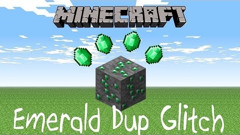 Minecraft: Unlimited Emeralds/Emerald Duplication Glitch on Xbox 360/PS3 (TU15/1.05)