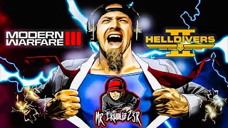 🔴LIVE | MrEkualizZ3R | MWIII WARZONE - HELLDIVERS 2 - A HERO DOUBLE HEADER EVENT!