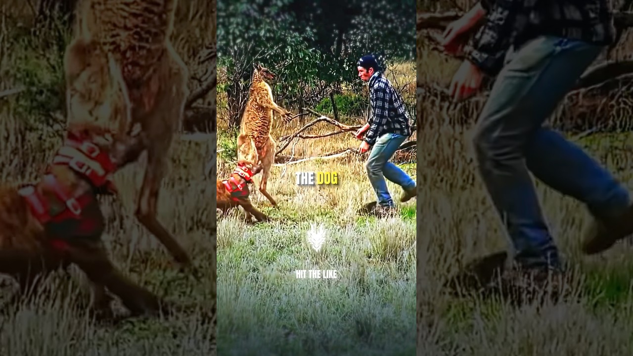 He Fought a Kangaroo to Save His Dog..😳🦘