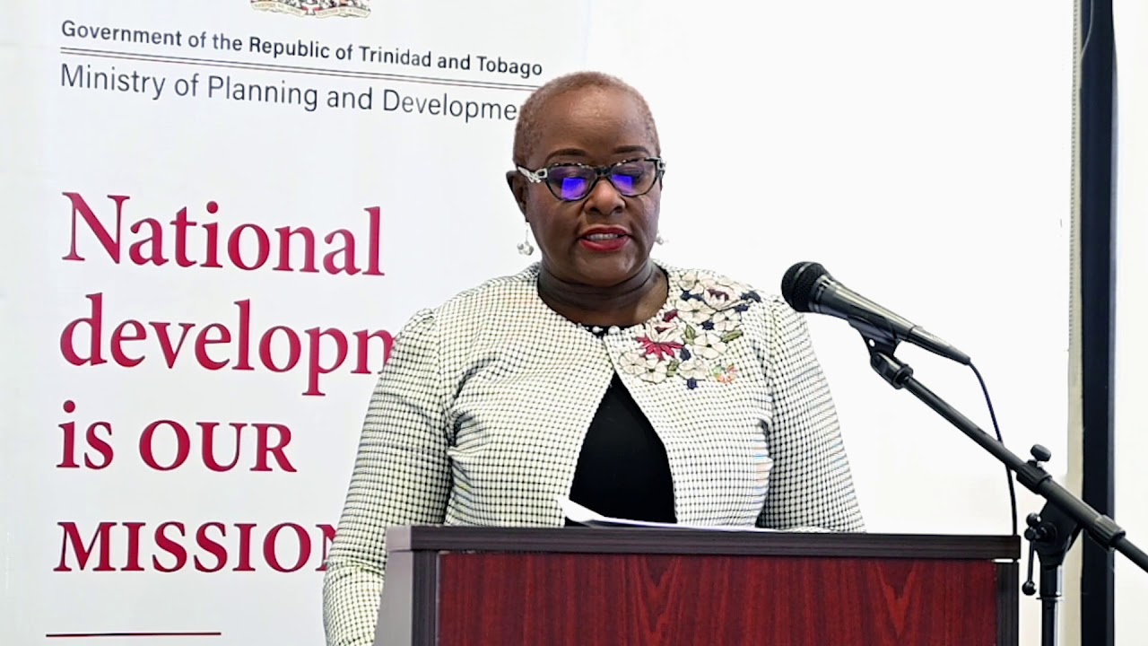 Planning Minister Camille Robinson-Regis highlights the importance of T&T and UNICEF Project.