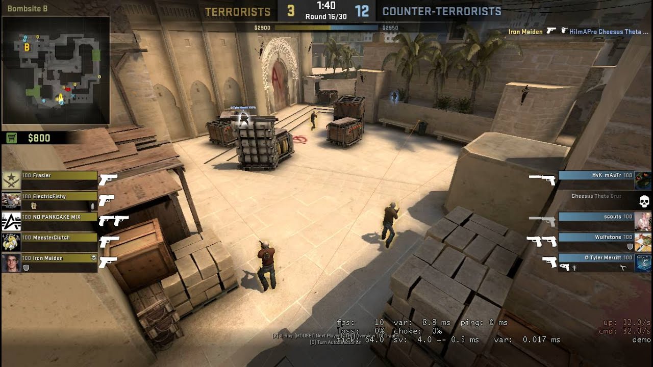 CSGO Competitive - Ninja Defuse on Mirage - A Site on Pistol Round ...