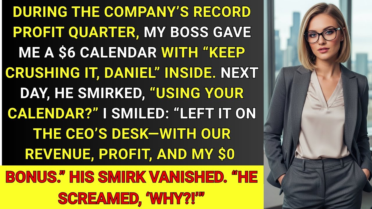 Record Profits. A $6 Calendar. What I Left on the CEO's Desk Changed Everything