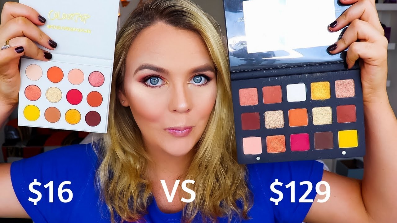 Natasha Denona Sunset Palette VS ColorPop Yes Please Palette