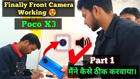 Poco X3 Front Camera Not Open Problem Solve | Poco X3 Front Camera Dead Problem Fix | Poco X3 Camera