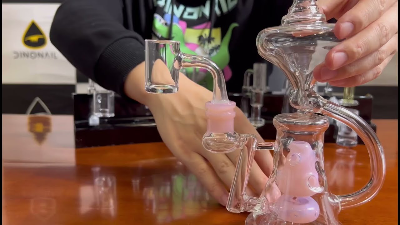 thedinonail.com--Beveled Flat Top Seamless Quartz Banger