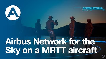 Airbus Network for the Sky on a MRTT aircraft.