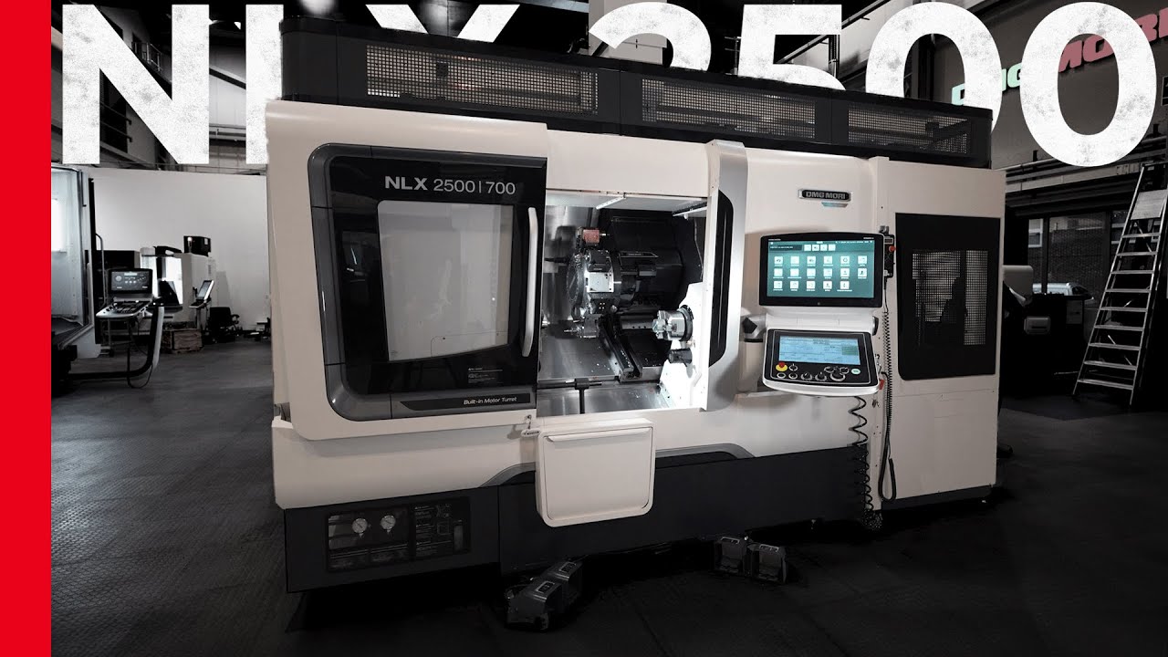 DMG MORI NLX 2500, equipped with a gantry for unmanned running
