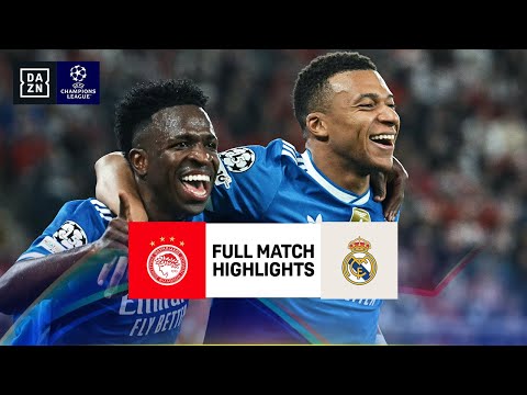 Olympiacos Vs Real Madrid UEFA Champions League Highlights Matchday 5 2025 2026