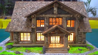 Time Lapse To Make A House, From Wooden Beams To Completion. Part 5