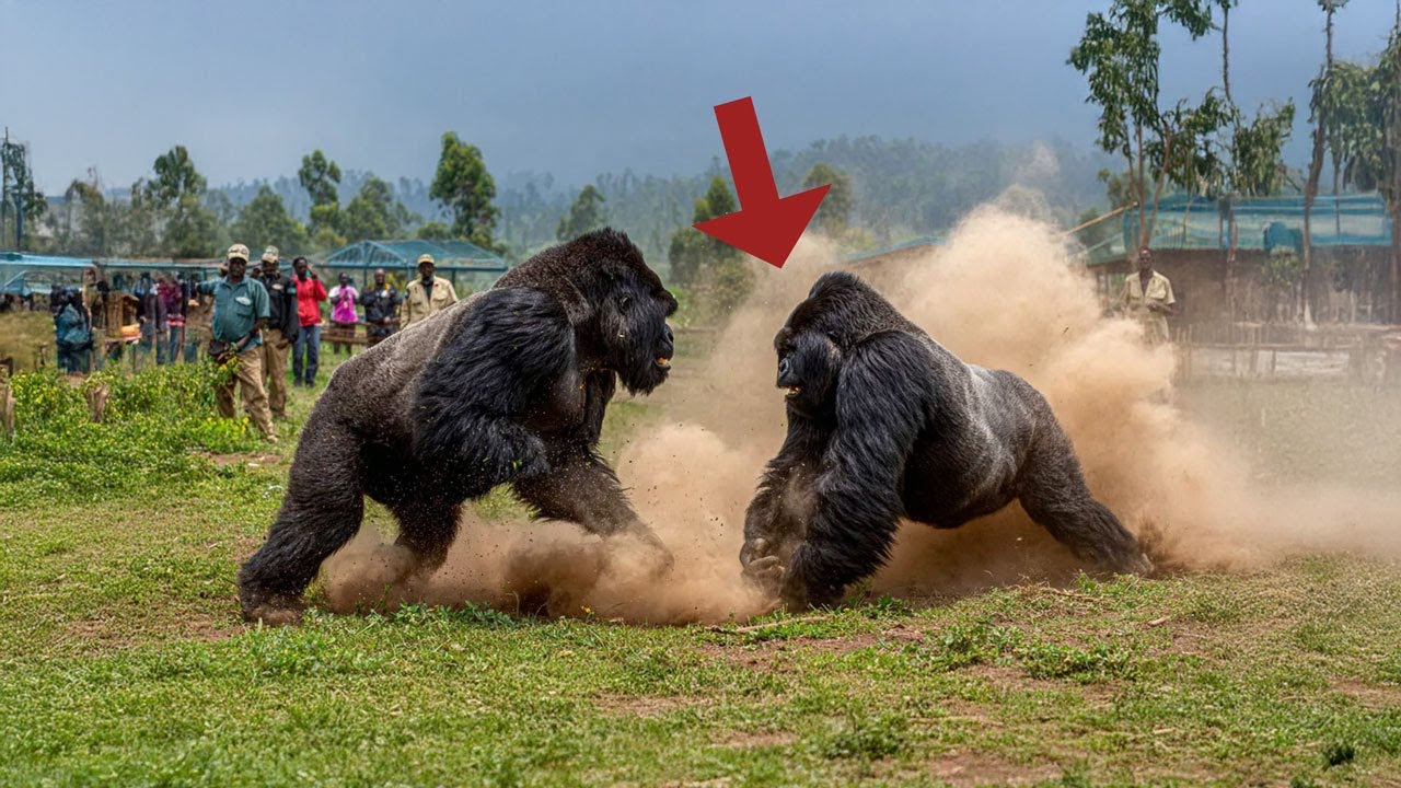 Fight Broke Out Between Rescued Gorillas, What the Alpha Silverback Did ...