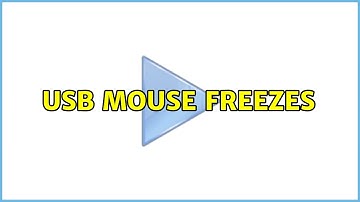 Ubuntu: USB mouse freezes
