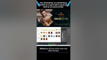 Học photoshop, học photoshop online trực tuyến bài 2 ứng dụng thiết kế sản phẩm đi làm #shorts