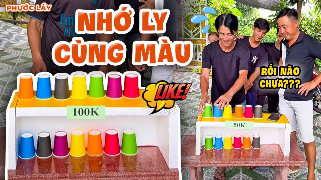 Nhớ Ly Cùng Màu - Thử Thách Ghi Nhớ Khiến Cả Team 