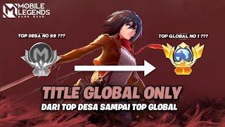 Namatin Mobile Legends sampai Top Global 1 Hero tapi Fanny Only