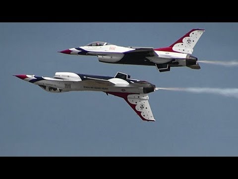 1/48 F-16サンダーバーズ&T-4ブルーインパルス 2009三沢来日時