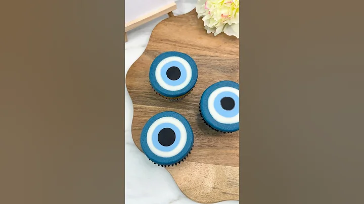 🧿🧿🧁🧁#cakedbyrach #cake #cupcake #baking #shortsfeed #evileye #shortsfeed #cupcakeideas #cupcake thumbnail