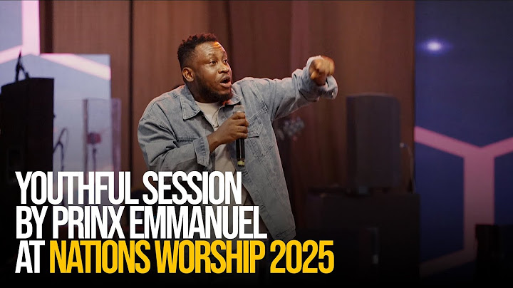 YOUTHFUL PRAISE SESSION BY PRINX EMMANUEL AT NATIONS WORSHIP 2025