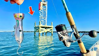 TOSSED a HUGE! TOPWATER in PENSACOLA BAY When I Caught THIS! *EPIC Blowup*