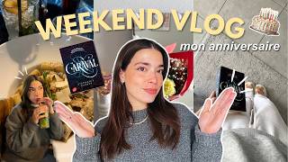 MON WEEKEND DE CASANIERE (birthday vlog) - lecture, hobbies & repos
