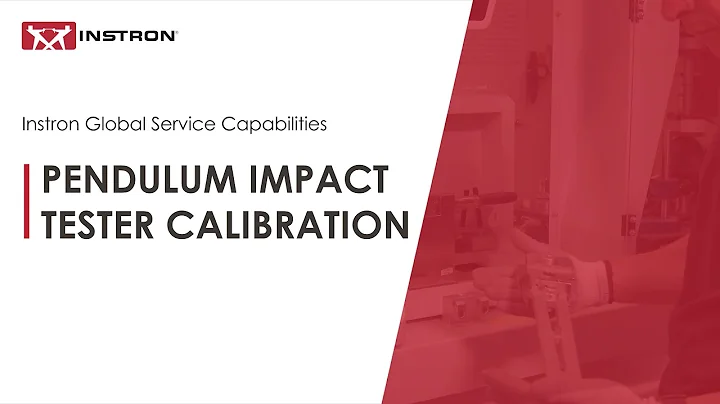 Pendulum Impact Calibration | Instron® Professional Services