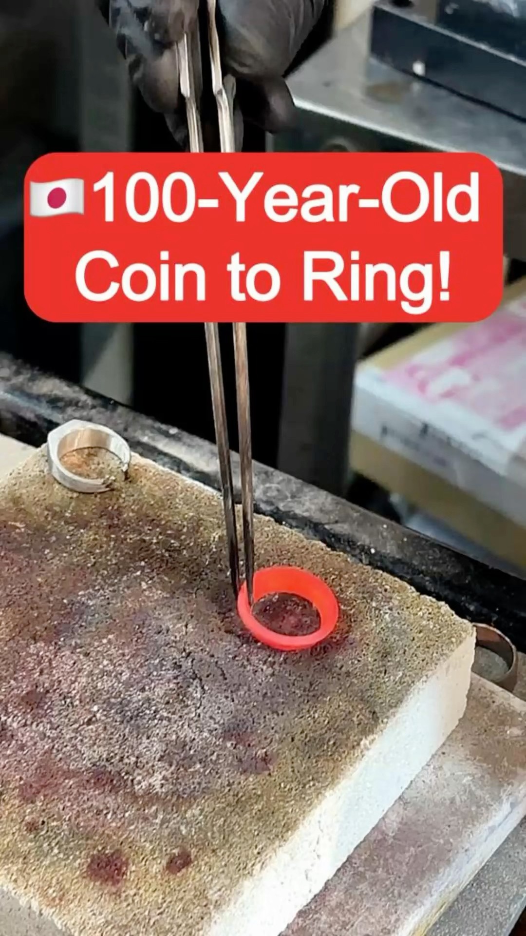 🇯🇵100-Year-Old Coin to Ring!💍 #vlogjapan #osaka #madeinjapan