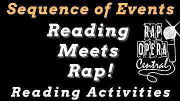 Sequence of Events Reading Comprehension Worksheets Using Rap Songs (Link in Description)