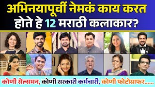 अभिनयापूर्वी काय करत होते हे 12 मराठी कलाकार? | What Did These Marathi Celebrities Do Before Acting? screenshot 2