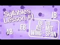 Phonics and Syllable Learning Quiz