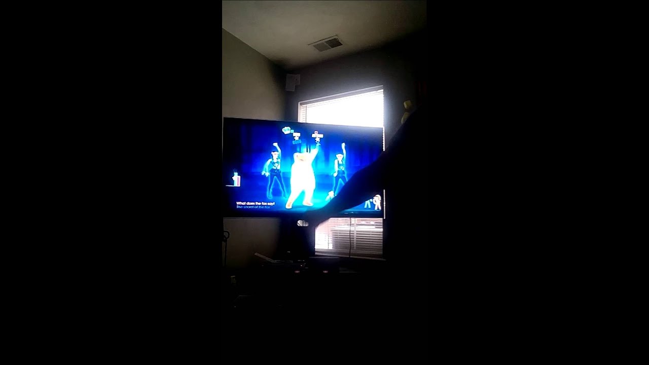 Mother & son dancing to "what does the fox say!" 