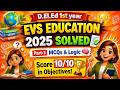 D.El.Ed 1st Year EVS Education 2025 Paper Solution | Part-1: MCQs & Concepts | 2026 Exam Prep