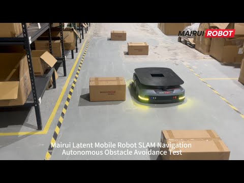 SLAM Navigation with Autonomous Obstacle Avoidance in Mairui AMR.